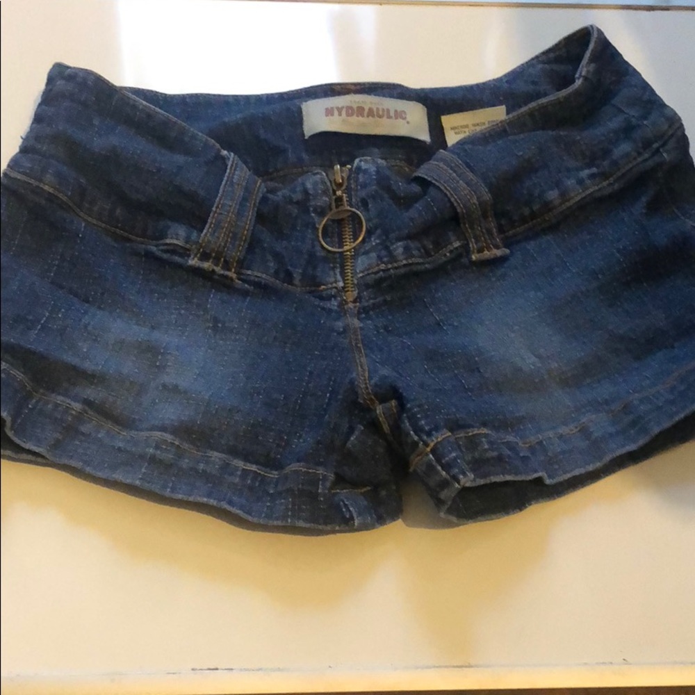 Denim shorts